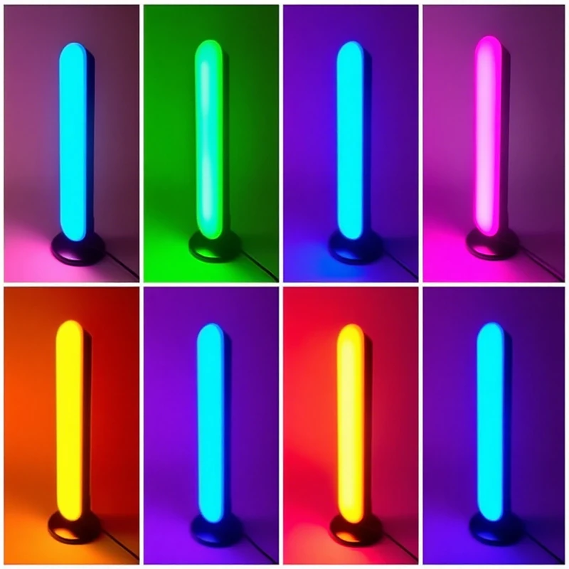 Bluetooth Smart USB LED Light Bar RGB Color Changing TV Backlight Remote Atmosphere Light Strip Music Rhythm Ambient Pickup Lamp