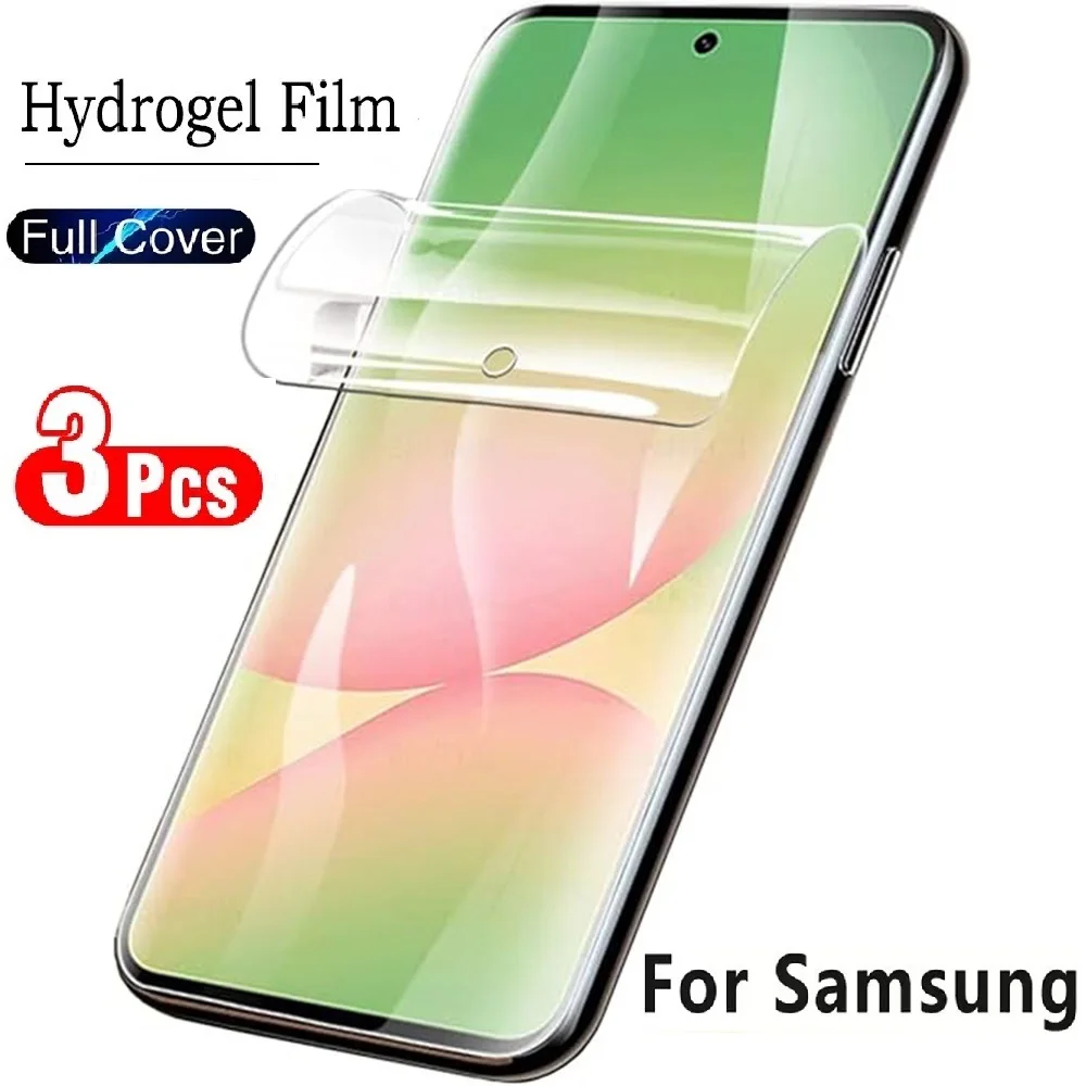3 szt. Folia hydrożelowa do Samsung A57 A37 A17 A55 A56 A16 A35 A15, ochraniacz ekranu do Samsung A54 A34 A53…