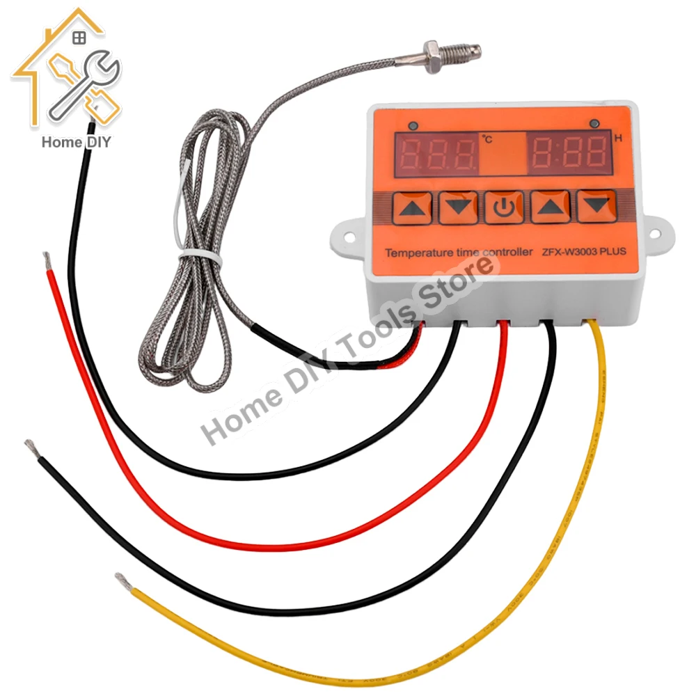 

Micro Temperature Controller Thermostat Thermoregulator 12V 24V 220V Intelligent Incubator Water Temp Regulator ZFX-W3003