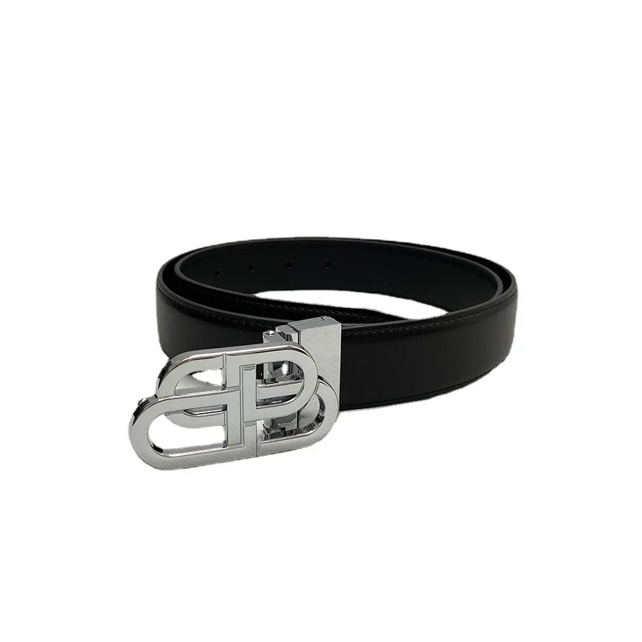 Модный выбор: мужской парижский ремень из натуральной кожи с вращающейся пряжкой, прочный, отлично подходит для джинсов, модный подарочный ремень для мужчин