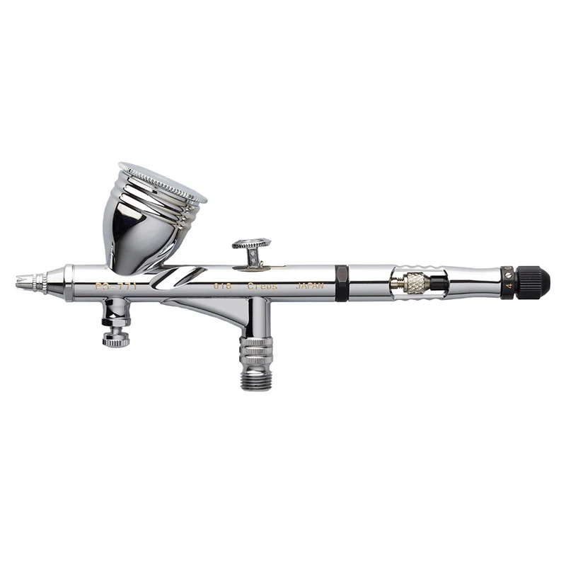 MR HOBBY PS771 หัวฉีด 0.18 มม.10CC Double Action Airbrush สเปรย์ปากกาขนาดถังชุดอะนิเมะ SciFi DIY ตุ๊กตาสีสีเครื่องมือ