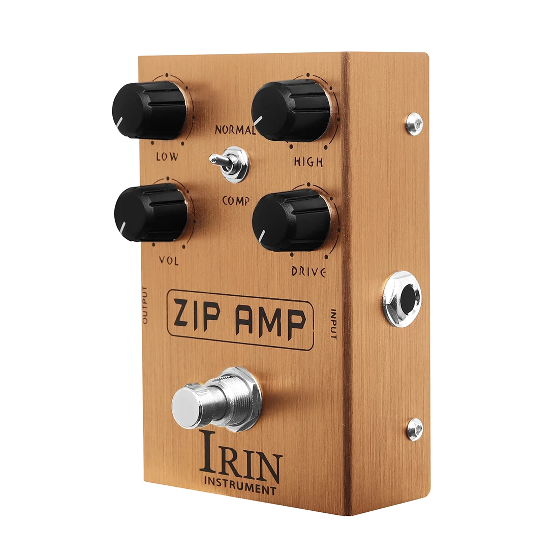 IRIN AN-39 ZIP AMP Overdrive Guitar Effect Pedal Great Gain Strong Compression Overdrive Tone Guitar Pedal with 9V Adapter