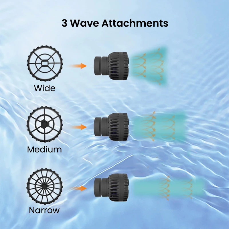 Imagem -04 - Zksj-coral Aquarium Wave Maker 4ª Geração Ultra Slim Wifi Programável Aplicação Inteligente Controle