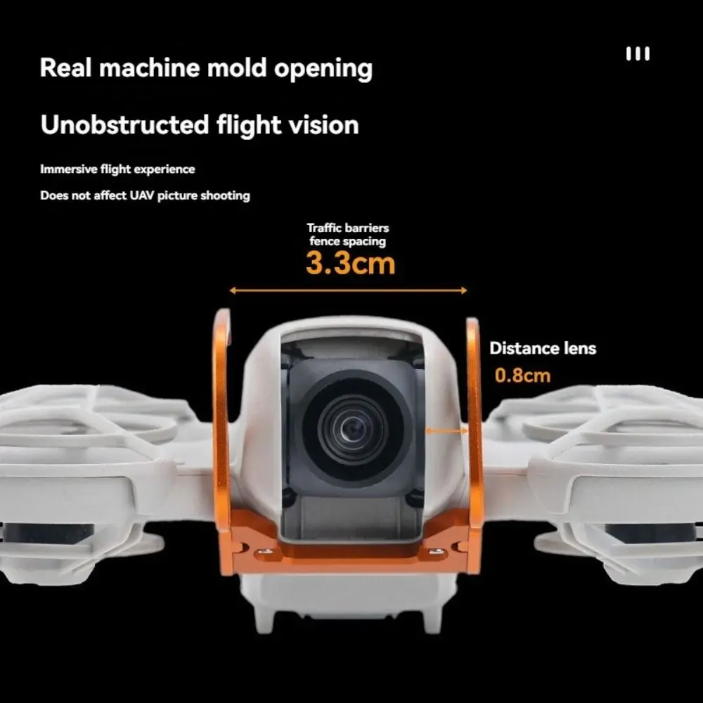 مصد من سبائك الألومنيوم خفيف الوزن وقضيب حماية صلب مضاد للتصادم لملحقات الطائرة بدون طيار DJI Neo #3