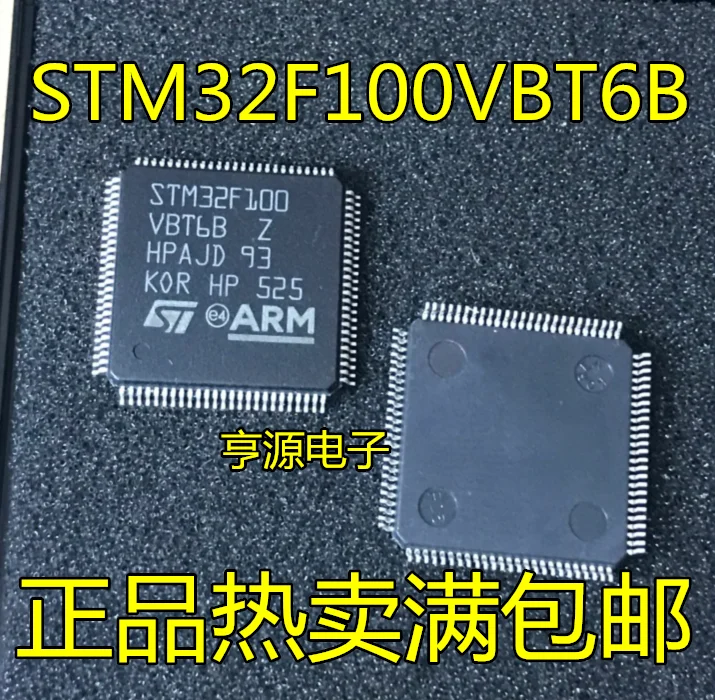 STM32F100 STM32F100VBT6B   QFP-100  Original, in stock. Power IC