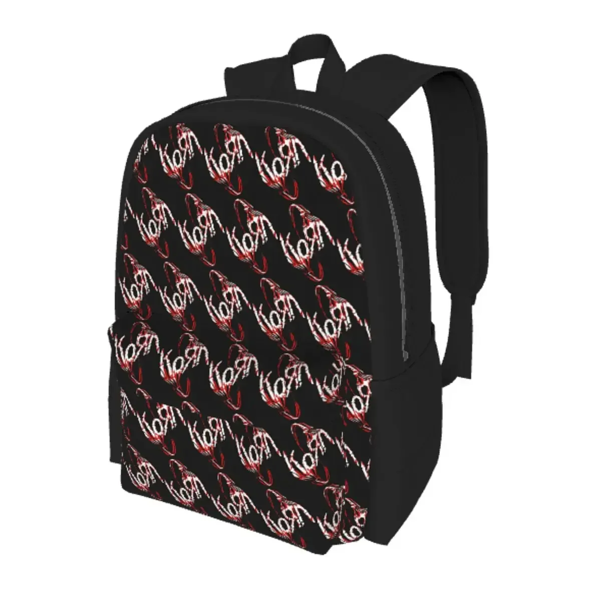 Korn Rock Band Logo Student Backpack School Bag Hiking Travel Daypack for Men Women Bookbag Shoulder Bags