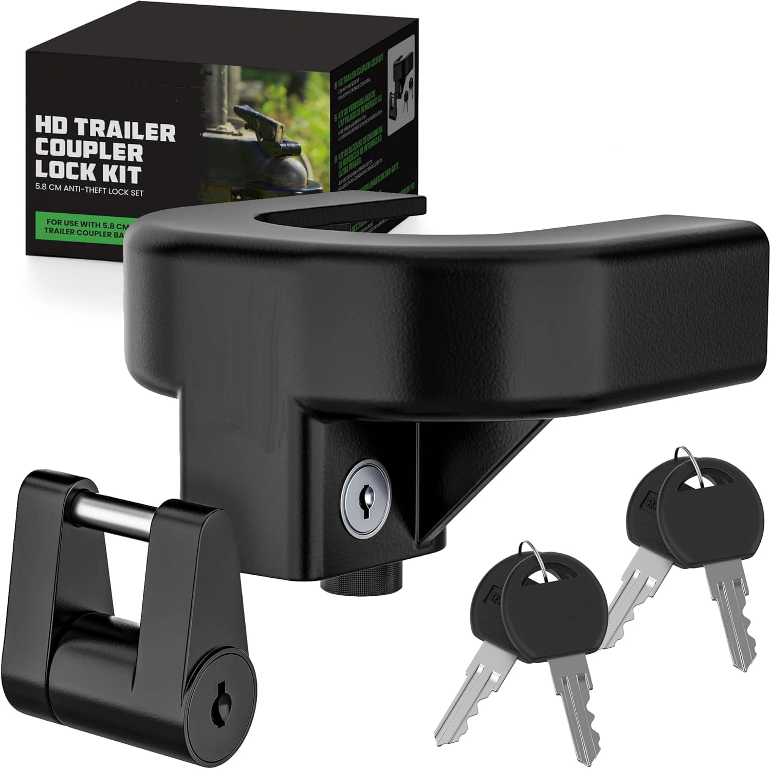 Heavy   Trailer Hitch Locks & Anti-Theft Towing Equipment Trailer Ball Hitch Locks