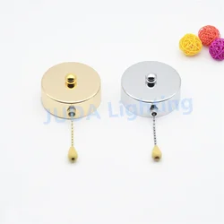 Vintage edison 3A 220V gold black Wall pull switch Zipper pull switch for wall lamp fan shop switch Lighting accessories