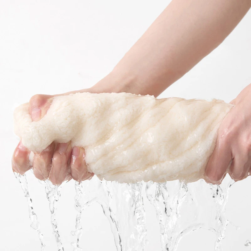 

Полотенце для волос из микрофибры Очень большое быстросохнущее полотенце для волос с эластичной лентой, ультра впитывающее мягкое полотенце для волос Тюрбан