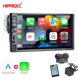 HIPPBQCC Car Radio 1 Din Stereo Receiver Audio 7
