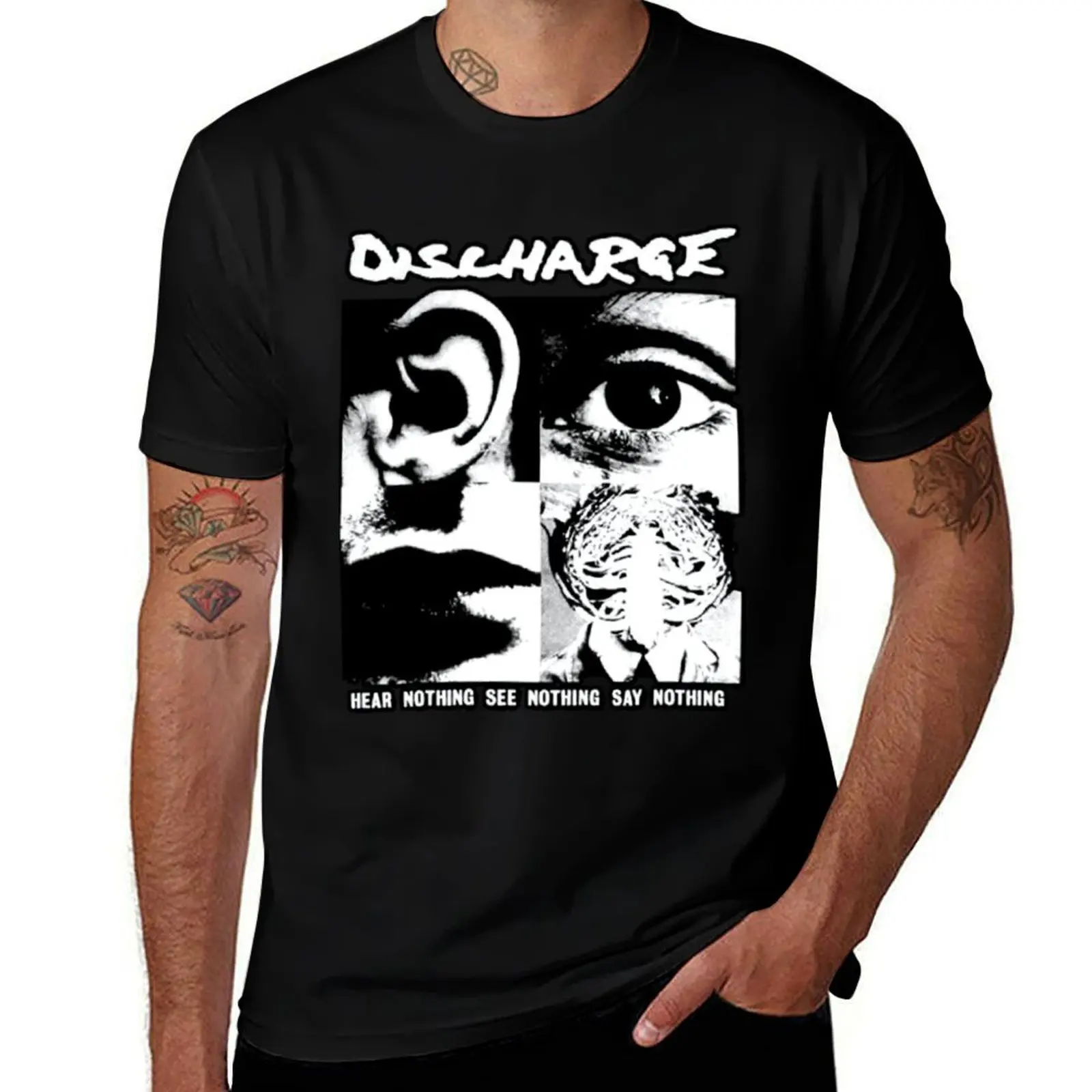 Discharge T-Shirt Holiday Party Tee Shirt T-Shirt