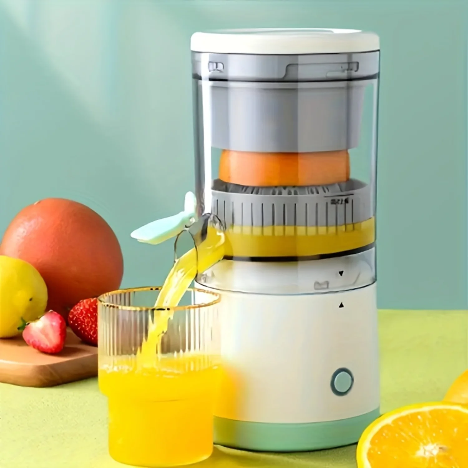 Portable Multifunctional Juicer - Automatic Juicing & Separation, Fresh Orange Juice Cup, USB Charging - Kitchen Gadget