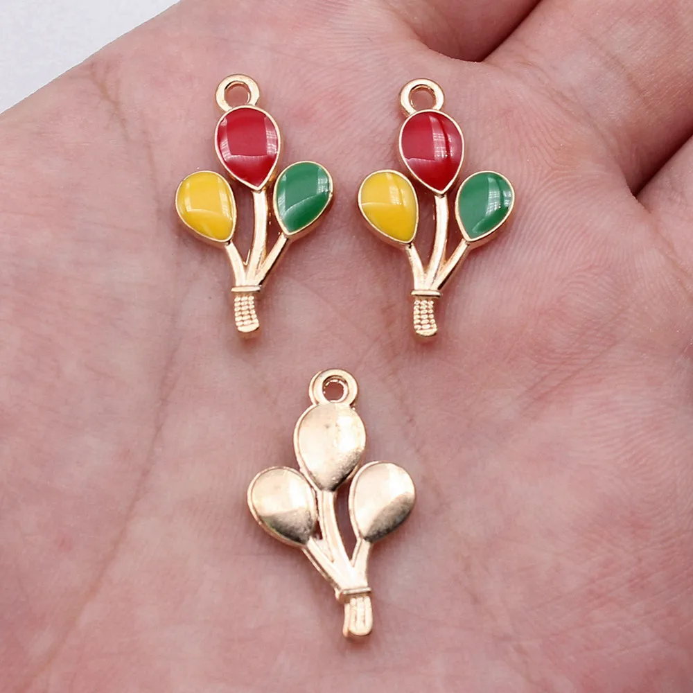 Jewelry For Woman Balloon Charms Items Components 10pcs