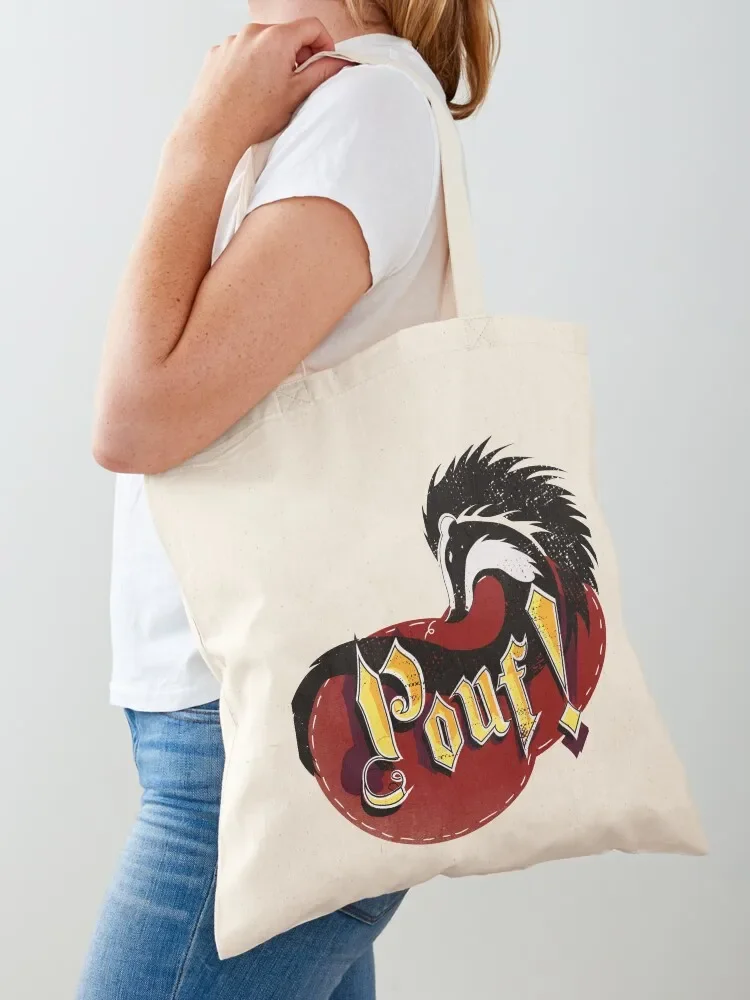 Pouf! KDE logo Tote Bag Canvas shoulder bag custom bags shopper bag women Canvas for women