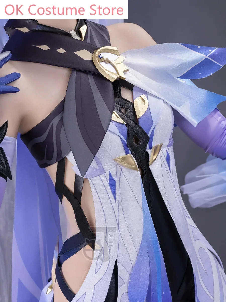 

Genshin Impact Skirk Cosplay Costume Cos Game Anime Party Uniform Hallowen Play Role Clothes Clothing New Full