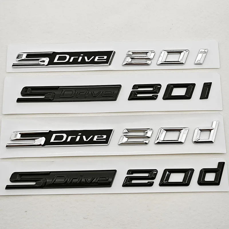 

3D ABS Car Sticker Logo SDrive 20d 20i Rear Trunk Badge Side Fender Emblem Decal For BMW X1 F48 X2 F39 X3 F25 Z4 Accessories