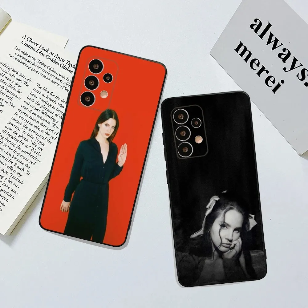 L-Lana Del Rey Singer Phone Case For Samsung Galaxy A13,A21s,A22,A31,A32,A52,A53,A71,A80,A91 Soft Black Cover