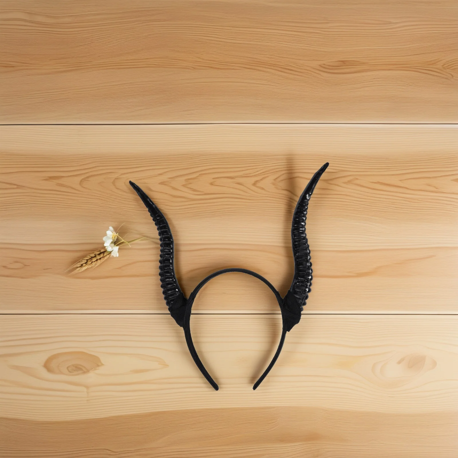 

Plastic Sheep Horn Headband Halloween Hair Accessories Durable Lightweight Stylish Design Women Party Cosplay Props Headwear