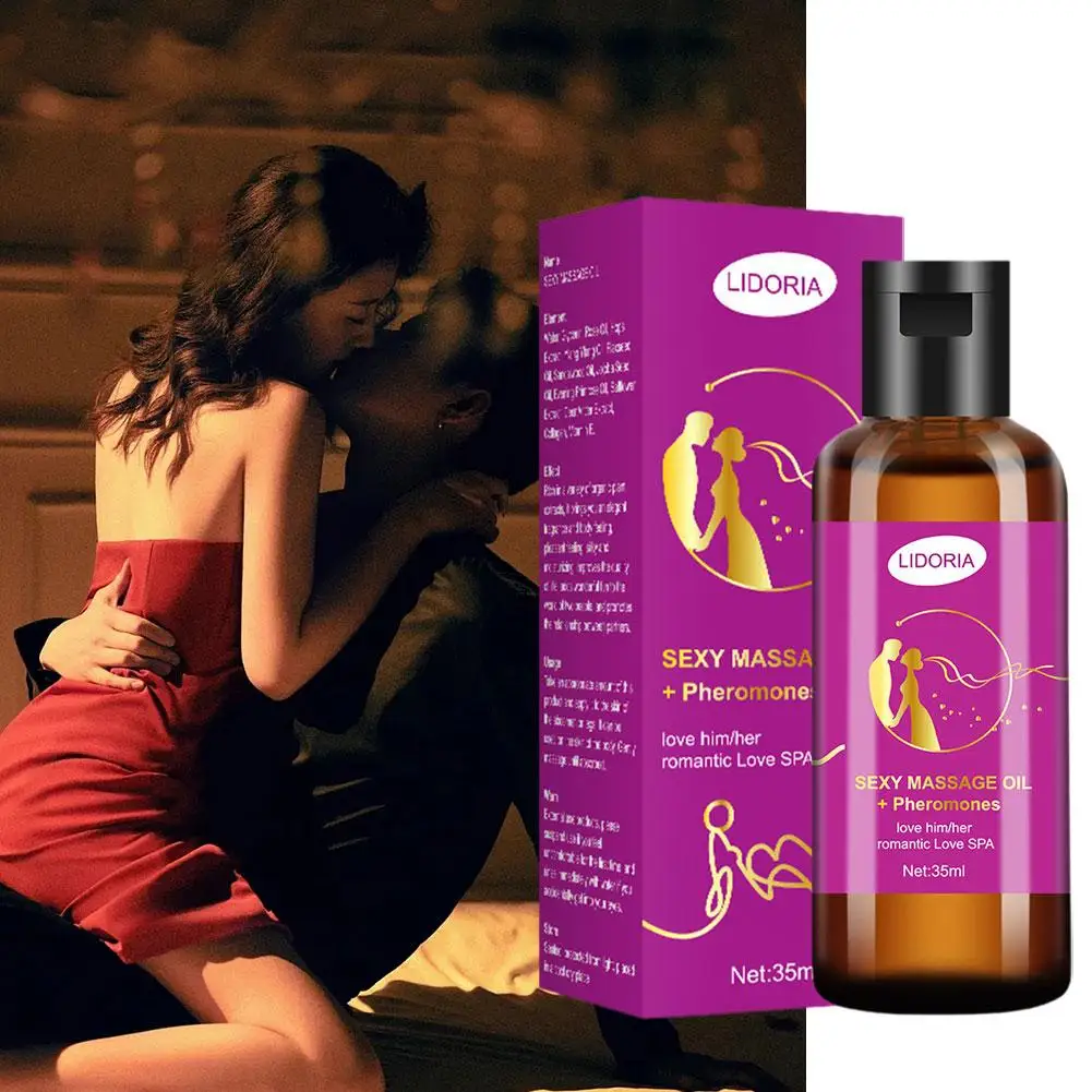 Aceite Esencial de feromonas naturales para hombre y mujer, aceite de masaje Sexy para SPA, relajación romántica, mejora la atracción, cuidado de la piel, 35ml