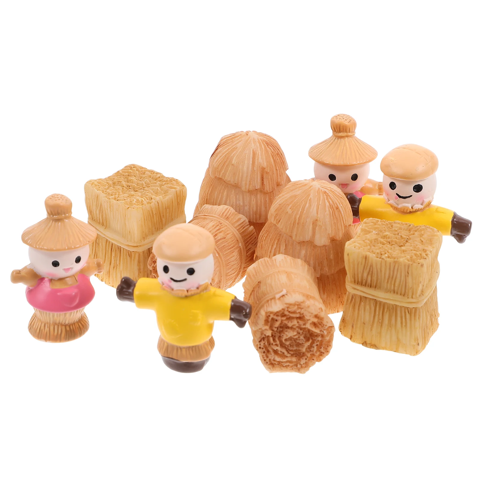 

Haystack Ornaments Mini Garden Miniature Toy Halloween Outdoor House Supply Child