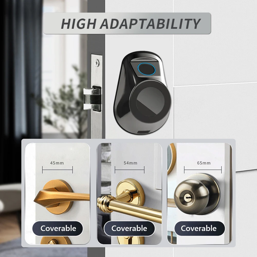 New Tuya App Smart Door Lock Electronic Door Lock Fingerprint Remote Unlocking Keyless Password Lock