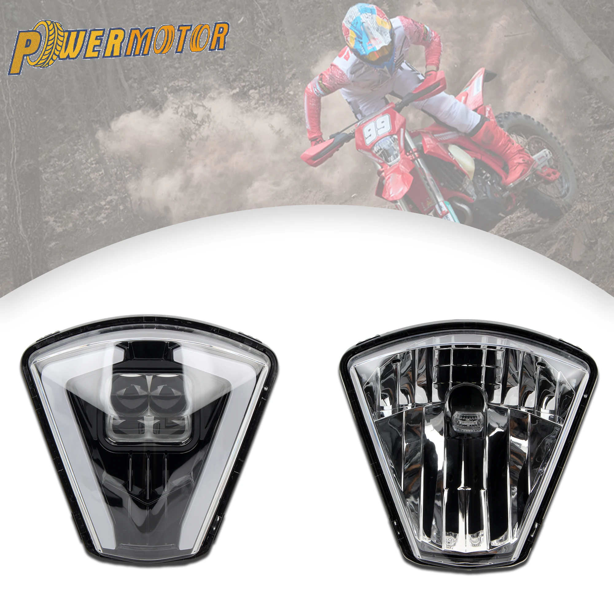 

Motorcycle LED Headlight For GASGAS EX EC 300 350F 400F 450F 500F SM700 2024 2025 Dirt Bike Headlamp Motocross Accesorios Enduro