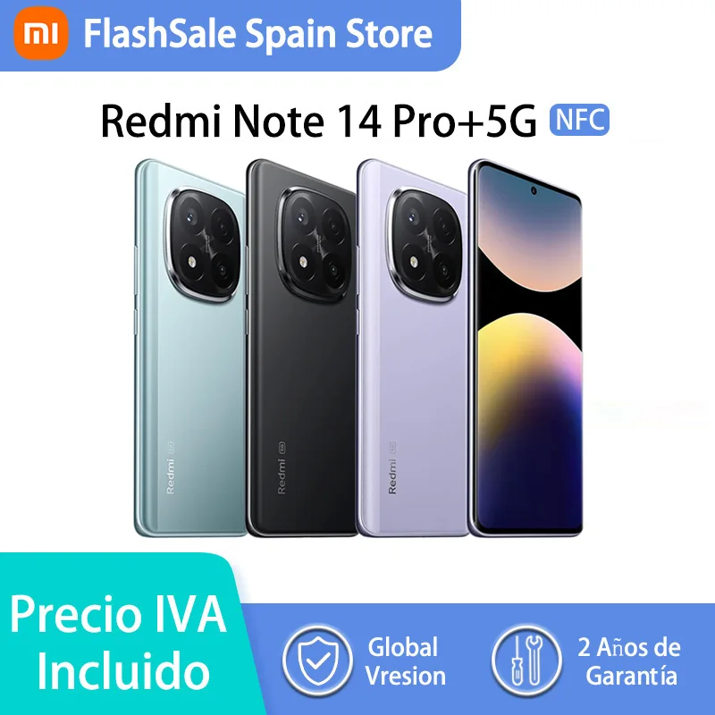 Xiaomi Redmi Note 14 Pro Plus 5G,NFC,Smartphone，Snapdragon® 7s Gen 3,6.67