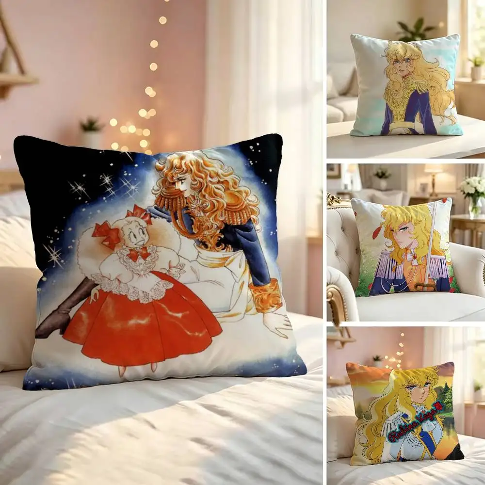 Lady O-Oscar Soft Pillow Shell For Sofa Living Space Bedroom Headboard Backrest Square Cushion Cozy