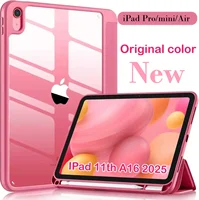 2025 nuevo para Ipad Pro M5 Air 11 10 9 8 7 6a generación funda para IPad A16 Air 6 5 4 3 Pro 12,9 11 13 pulgadas M3 M4 M2 contraportada
