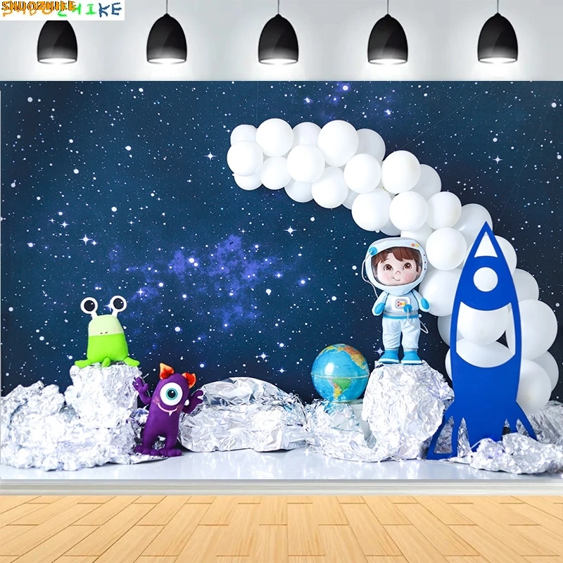 

Newborn Baby 1st Birthday Party Photography Backdrops Colorful Balloon Arch Cake Smash Family Rehearsal Background Props TS-08