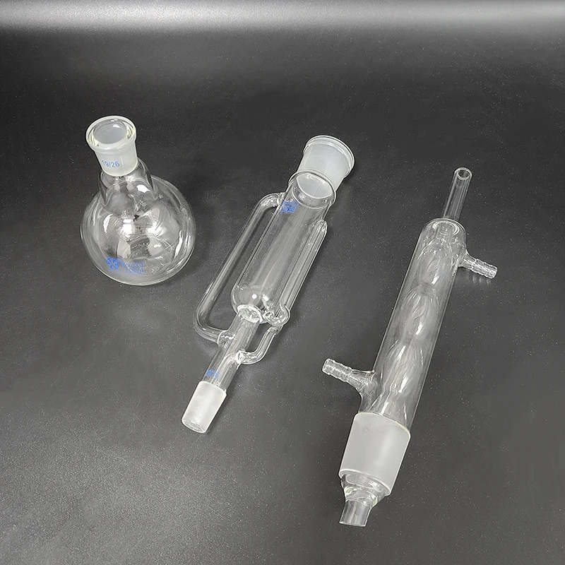 Extraction apparatus,with bulbed condenser and ground glass joints,Flask capacity 100ml/150ml/250ml/500ml/1000ml/2000ml/3000ml