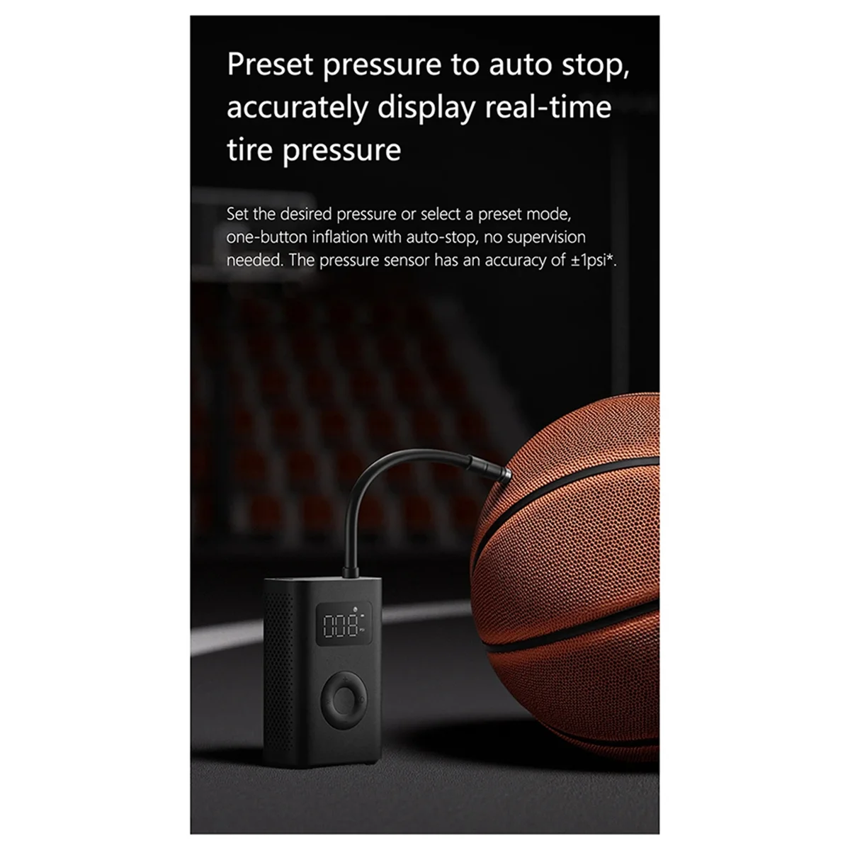 

AT59 Portable Air Pump 2D 25%Speed Boost Portable Electric Air Compressor Treasure 150PSI Type-C LED Multitool Inflator