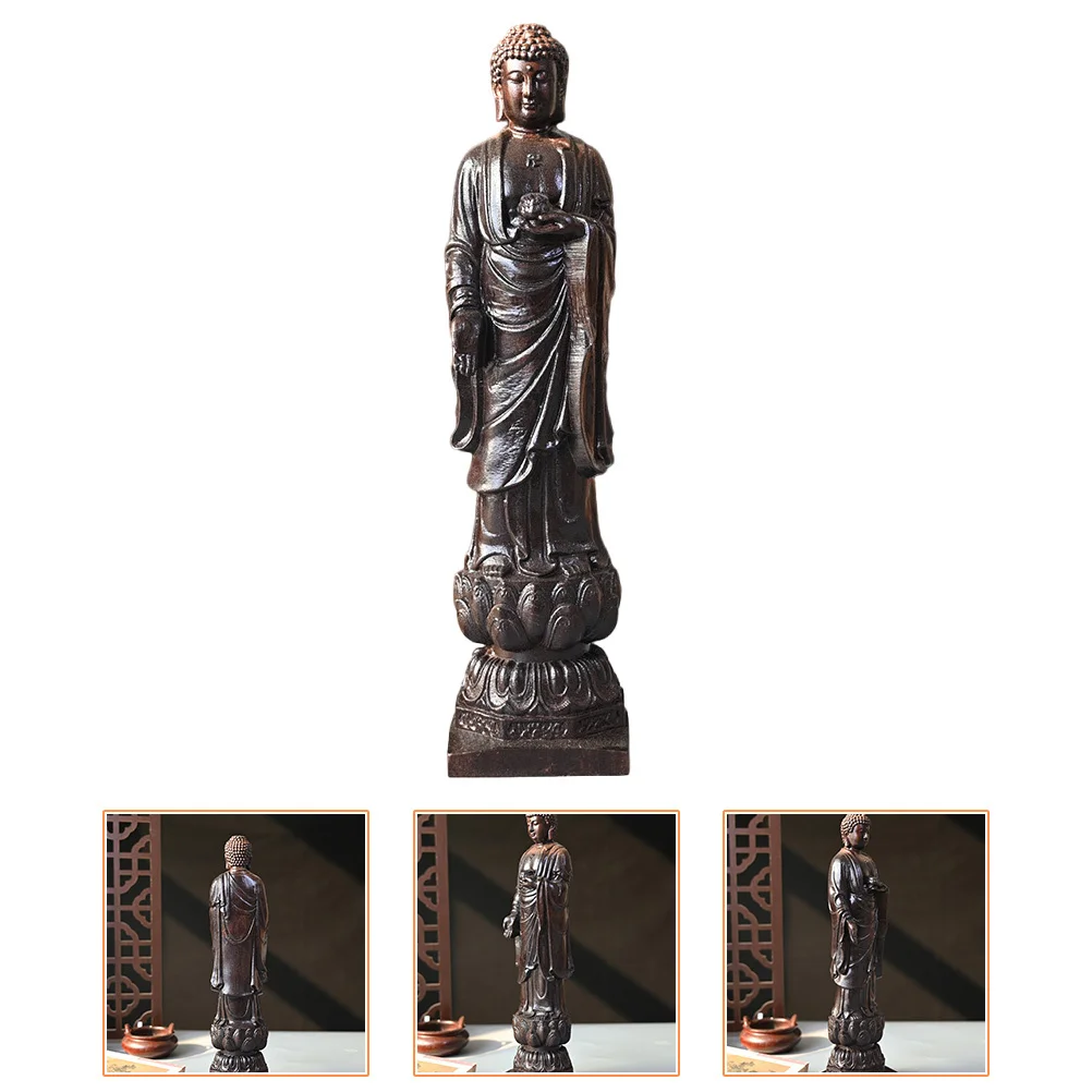 

Sandalwood Statue Home Temple Decor Meditation Large Statue Decor Statues Large Buddha Sculpture Wood Buddha Ornament