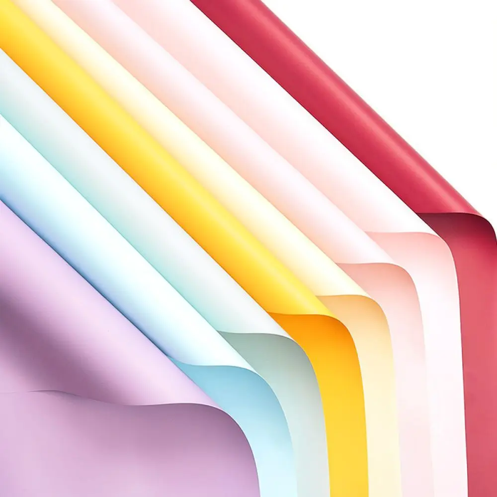Soft Matte Floral Paper Waterproof Packaging Material For Elegant Bouquet Gift Wrapping Flower Design Supplies