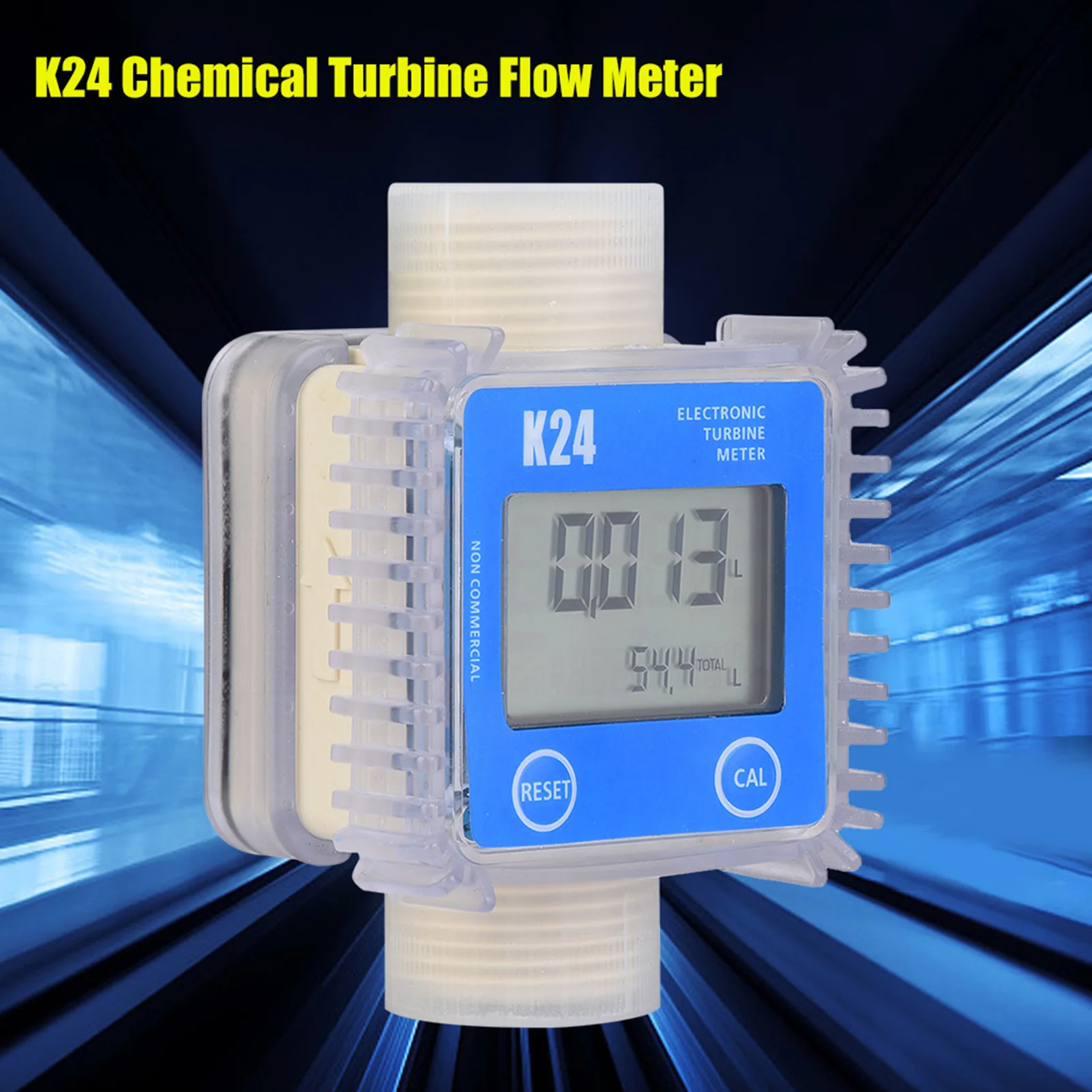 Liquid Meter Turbine Meter Turbine Digital  Oil Fuel  Meter Gauge 1
