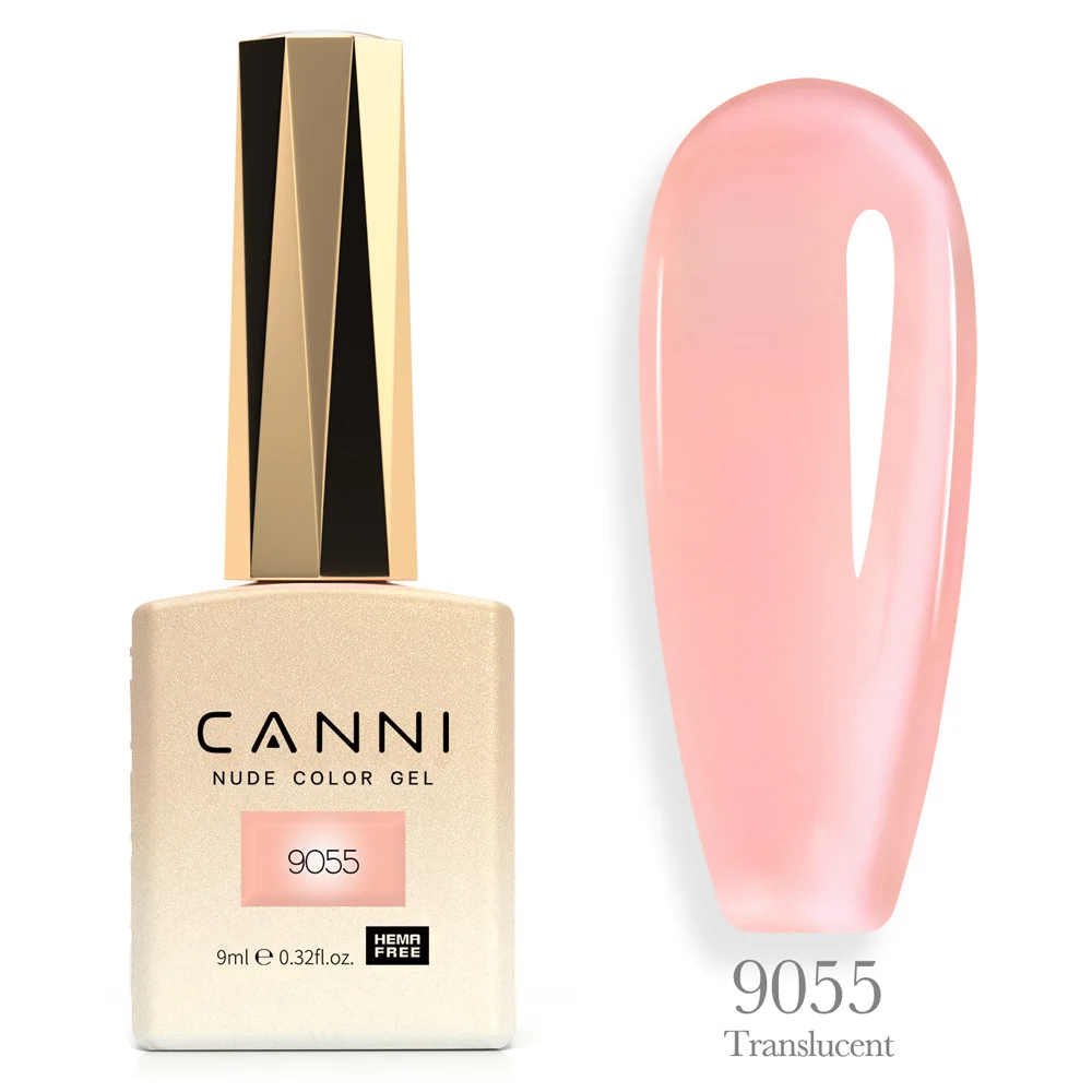 CC3 Canni HEMA FREE Nail Gel Polish 9ml Jelly Color Transparent Semi Permanent Natural Nude Collection French Nail Gel Lacquer