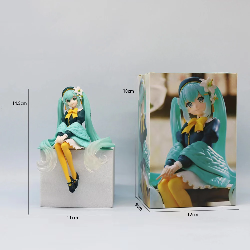 初音ミク花の妖精リリーヌードルストーパーアニメアクションフィギュアおもちゃ 14 センチメートル PVC モデルコレクター子供の誕生日ギフト