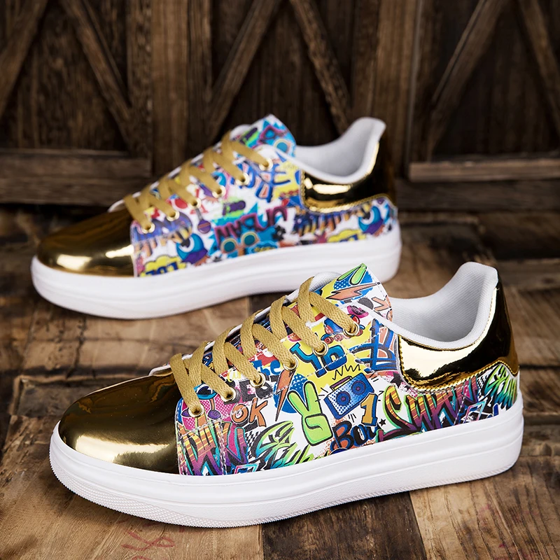 

YRZL Mens Sneakers Skateboard Shoes Casual Vulcanized Shoes Lightweight Non Slip Sports Male Sneakers Men Shoes Footwear