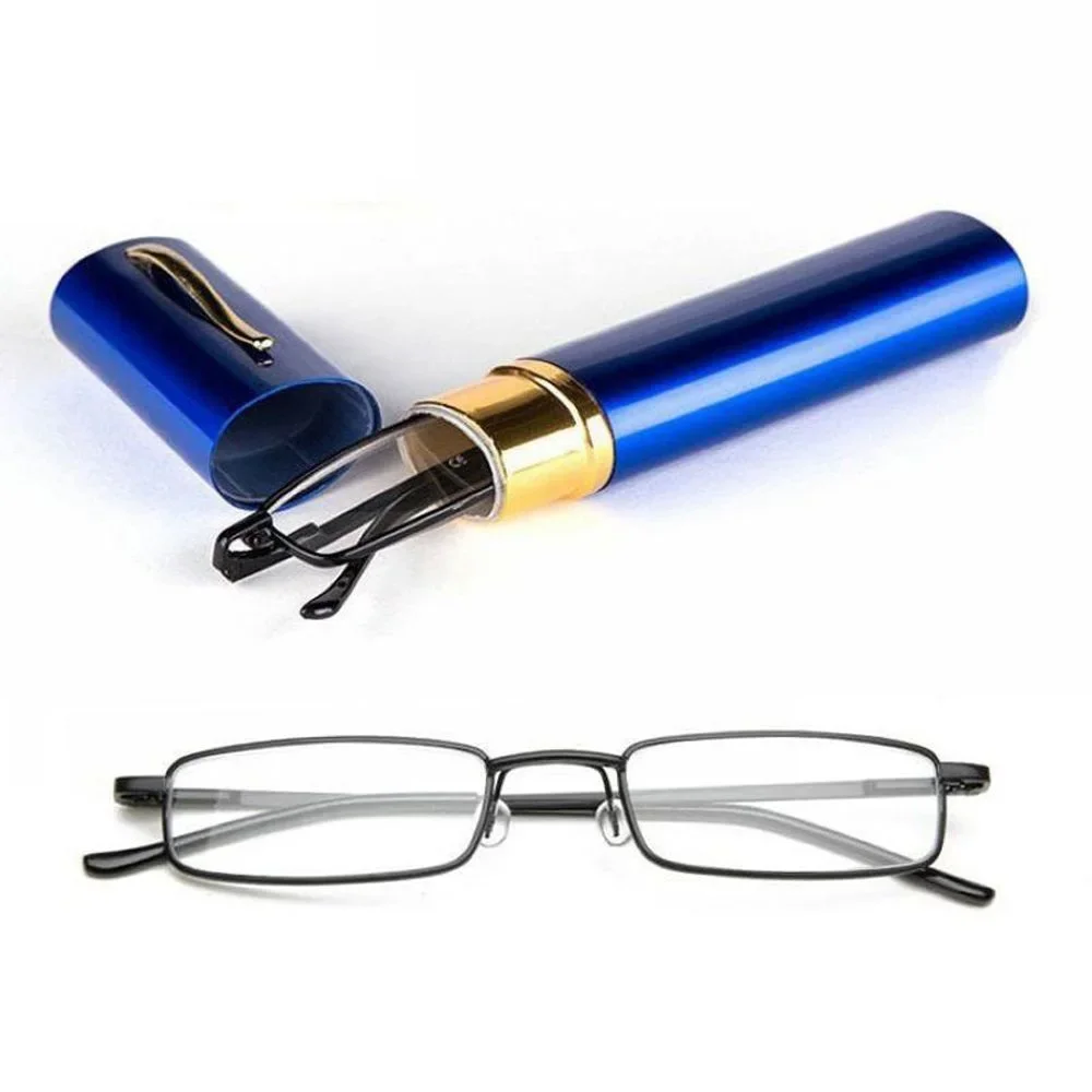 Unisex Reading Glasses Men Women Ultra-light Portable Anti-fatigue Presbyopia Eyeglass with Case Diopter Eyewear +1.0 1.5 2.0