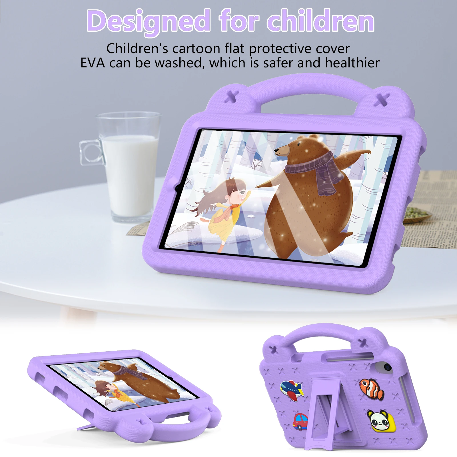 Tablet Case for Lenovo Tab M8 4rd Gen TB-300FU/XU M8 3rd Gen TB-8506F/X M8FHD M8HD TB-8505F/X Kids EVA K9 8.7 2025 Cover 8 Inch