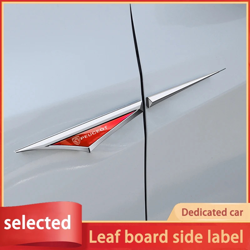 سيارة ملصق شارة معدنية ثلاثية الأبعاد شفرة الزخرفية نمط اكسسوارات ل جديد بيجو 206 208 207 3008 308 2008 107 508 607 106 406 407