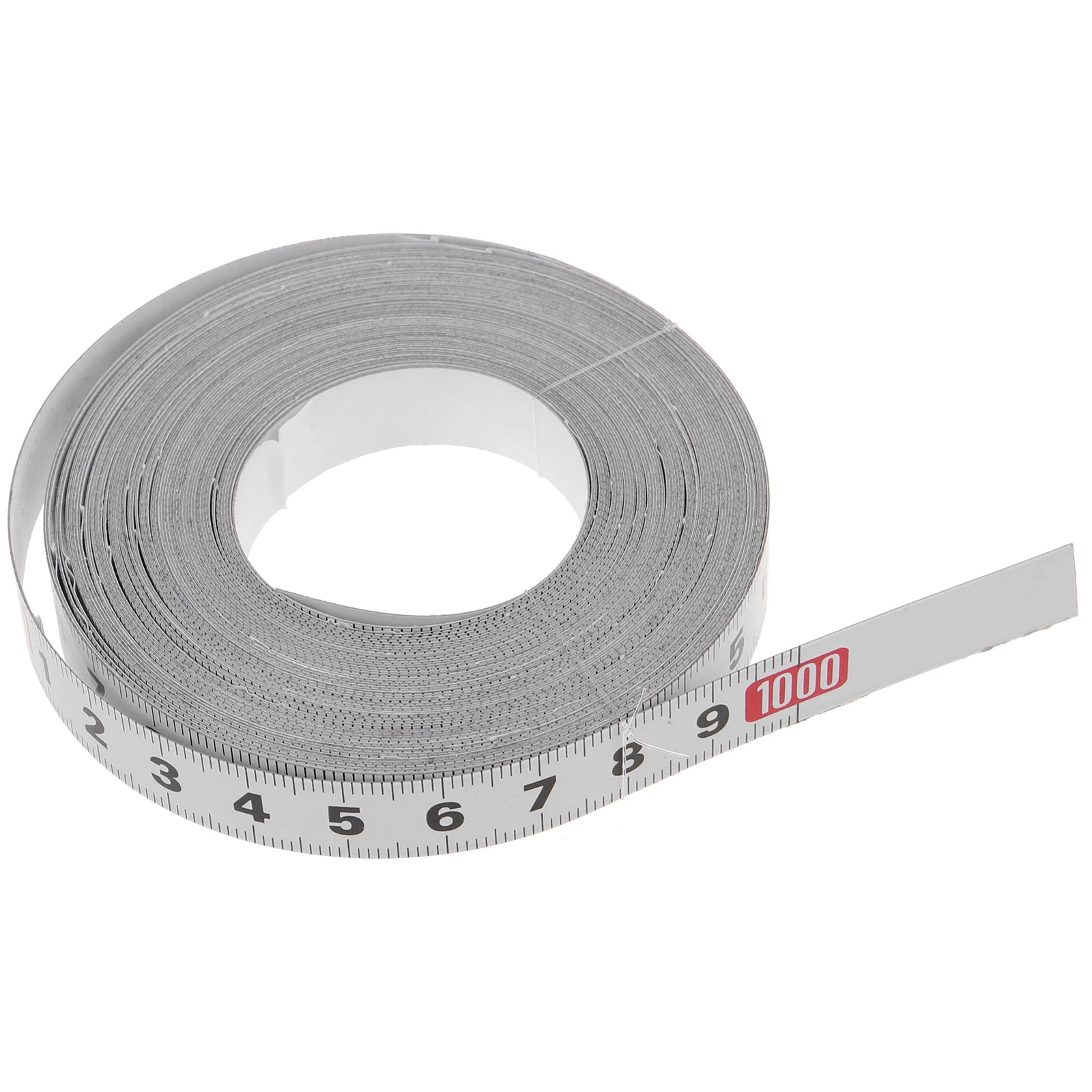 

Sticky Scale Tape Measure 10M White Adhesive Desk Ruler Sticker Carbon Steel Measuring Tool for Woodworking Precision