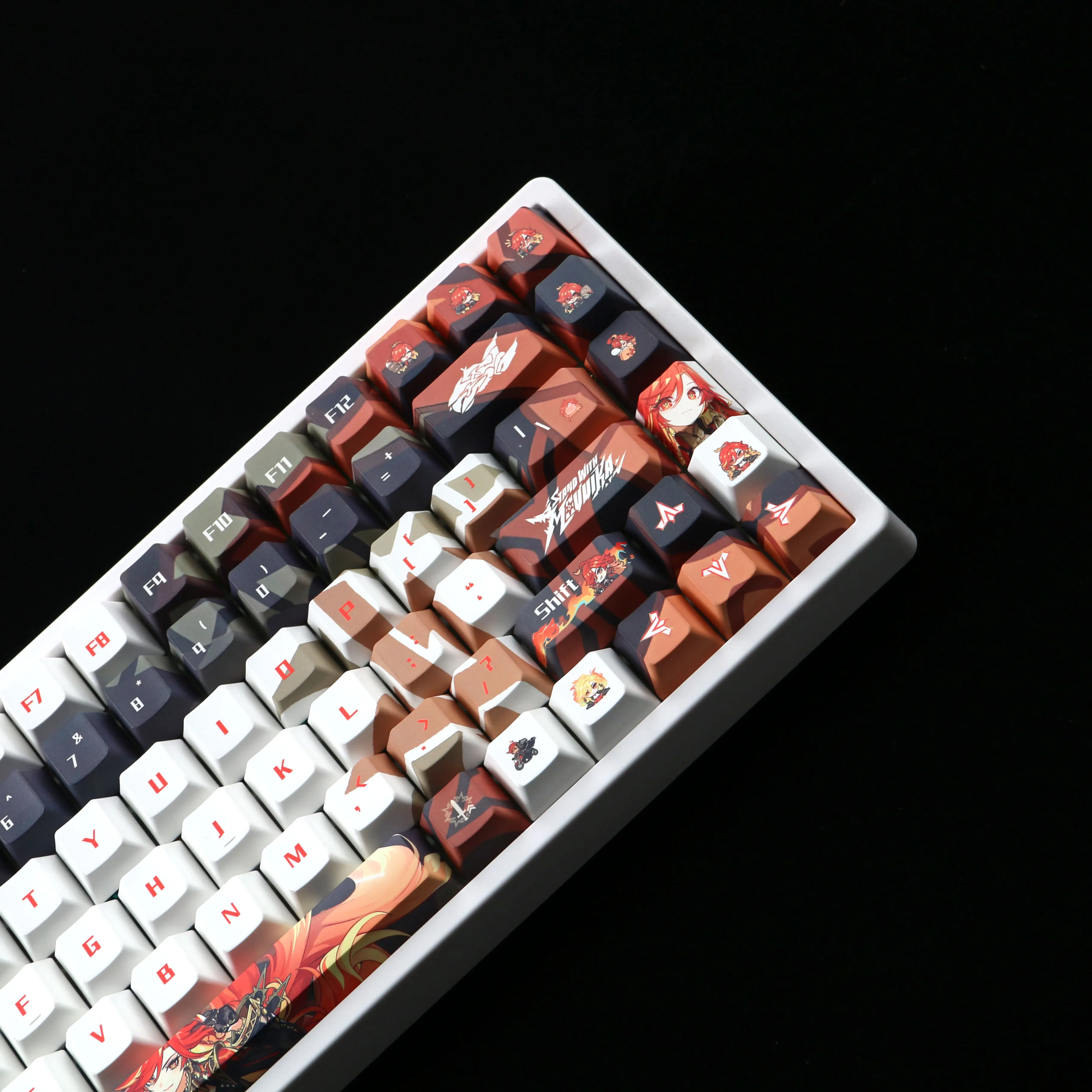Mavuika keycap mechanical keyboard five sided heat sublimation PBT original keycap - Image 2