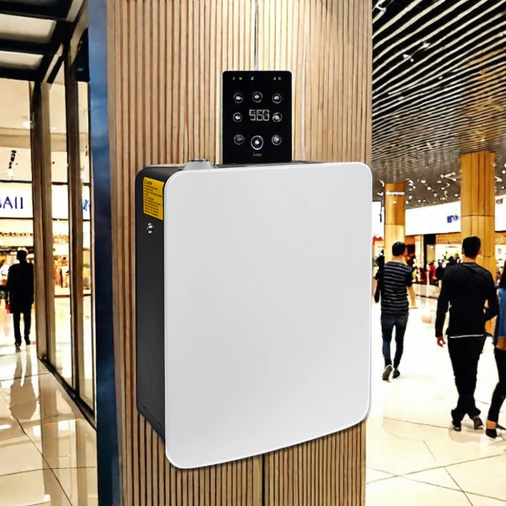 

Commercial Aroma Diffuser Hotel Fragrance Marketing Machine Wall-Mounted Atomizer Diffuser 1 Liter Essential Oil