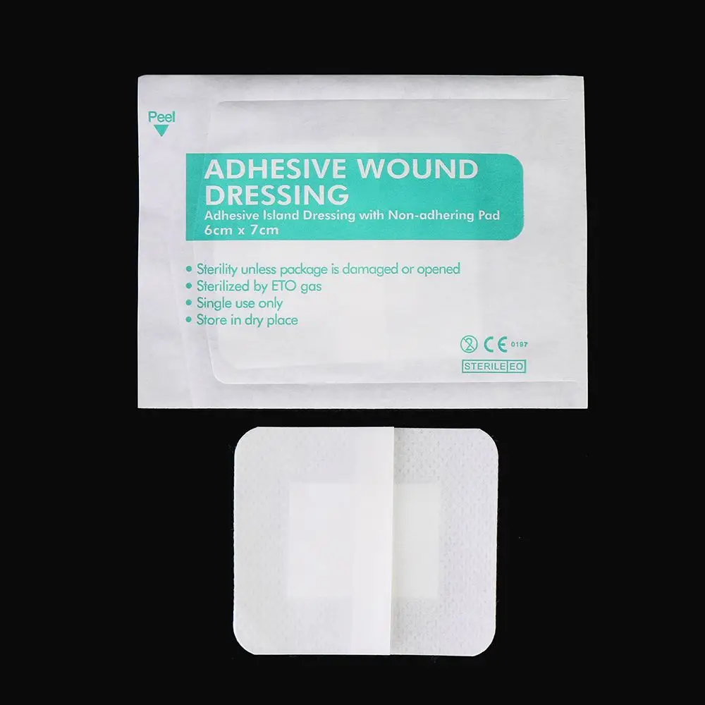 6x7cm/6x10cm Wound Hemostasis Aid Bandage Wound Dressing Band Breathable Bandage-Aids Adhesive Plaster Sticker Bands