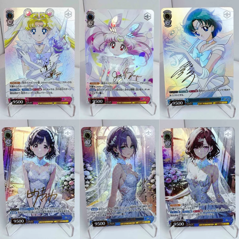 

ACG-карты Tsukino Usagi Mizuno Ami Asakura Toru Higuchi Madoka искусственная Коллекция аниме для самостоятельной сборки, игрушка-флэш-карта