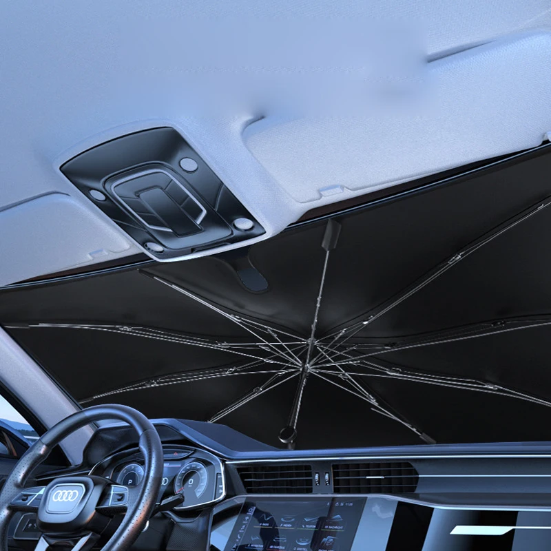 

Car sunshade curtain front windshield insulation sun protection car sunshade products fiberglass color