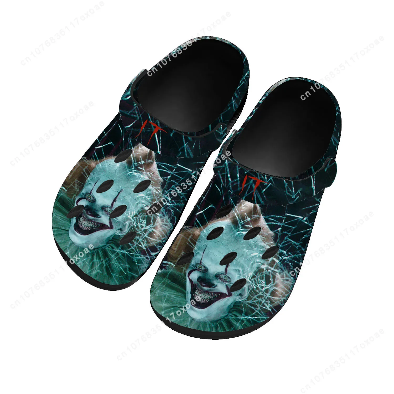 

It Movie Pennywise the dancing clown Home Clog Mens Women Youth Boy Girl Sandals Shoes Garden Custom Shoe Beach Hole Slippers