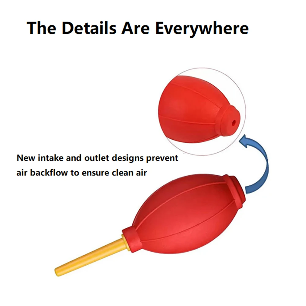 2 szt. Cyfrowy obiektyw do oczyszczania powietrza z kulką do aparatu komputerowego, dmuchanie powietrza, sukulentna kula, profesjonalna dmuchawa powietrza do czyszczenia