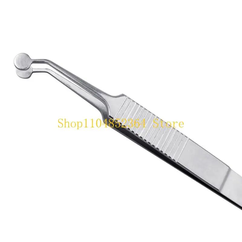 652F Ophthalmic Tweezers Clamp Metal Palpebral Gland Massage Meibomian Flaps Eyelid Forceps Clip Eye Apparatus Surgeries